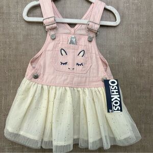 OshKosh Pink and Cream Tulle Skirtall